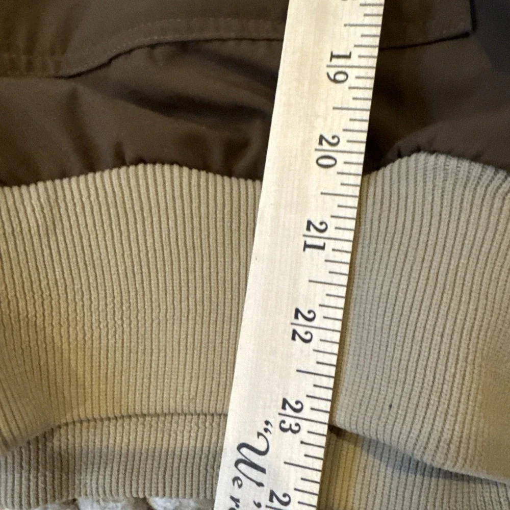 Vintage Mother Karen's Men's‎ Medium Quarter Zip Brown Pullover Sweater USA Made
